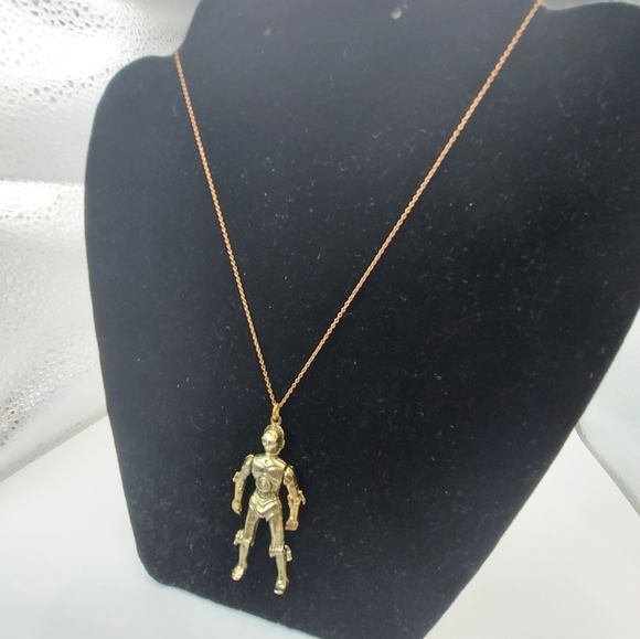 Star Wars Vintage C3PO Pendant w/ chain 1977. A Nostalgic Piece to Collect! - Picture 7 of 14